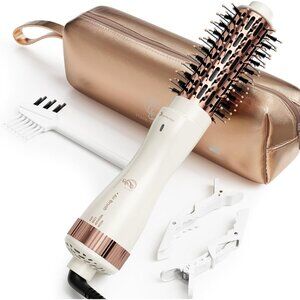 1.5 Inch Plasma Hot Air Brush,Hair Dryer Brush Blow Dryer
